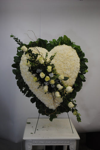 coeur blanc