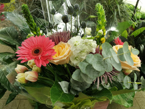 Mixed bouquets of flowers